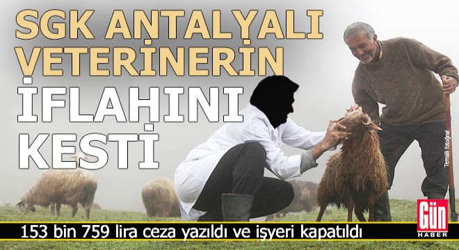 Antalyalı veterinere baskın...