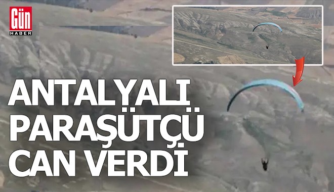 Antalyalı yamaç paraşütçüsü kayalıklara düşüp can verdi