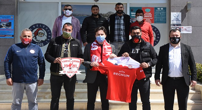 Antalyaspor Taraftar Derneği'nden Başkan Kocakaya'ya ziyaret