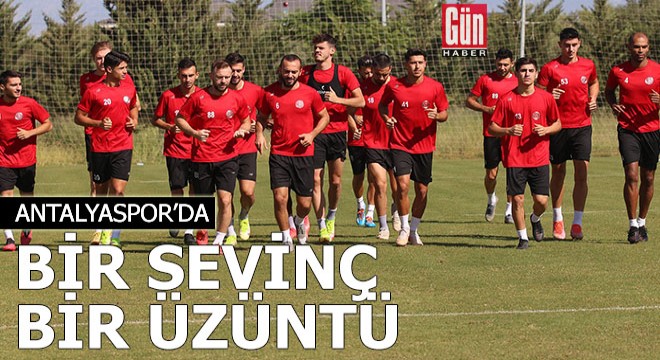 Antalyaspor da bir sevinç, bir üzüntü