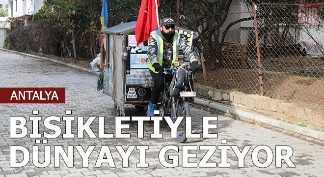 Arjantinli gezgin, bisikletiyle dünyayı geziyor