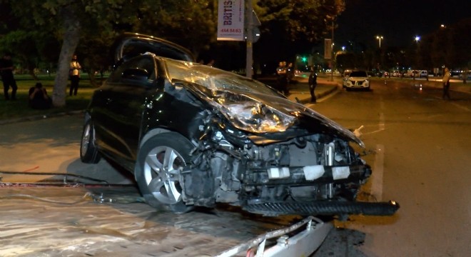 Arkadaşından aldığı otomobille takla attı: 3 yaralı