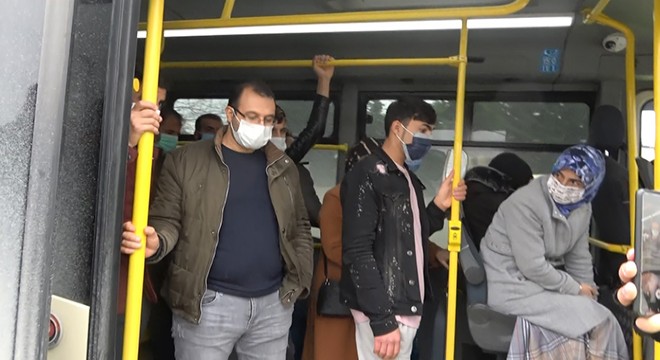 Arnavutköy'de minibüslere denetim