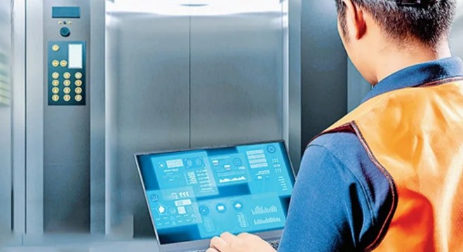 Asansörde güvenliğe merdiven altı engeli