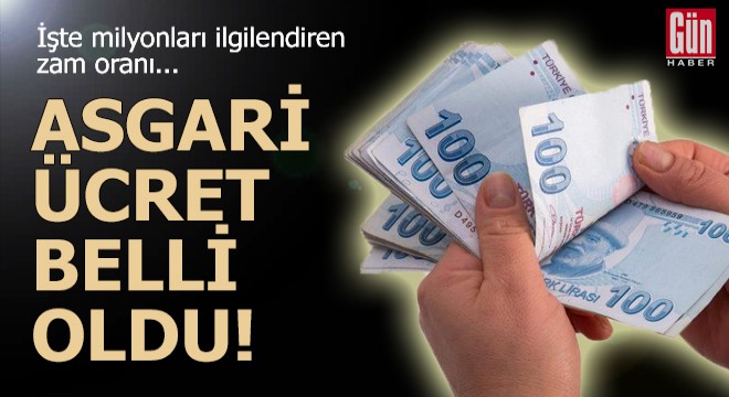 2022 asgari ücret zammı belli oldu!