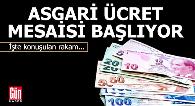 Asgari ücret mesaisi başlıyor: İşte konuşulan rakam...