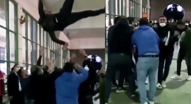 Asker uğurlamada 'koronavirüs' yine unutuldu
