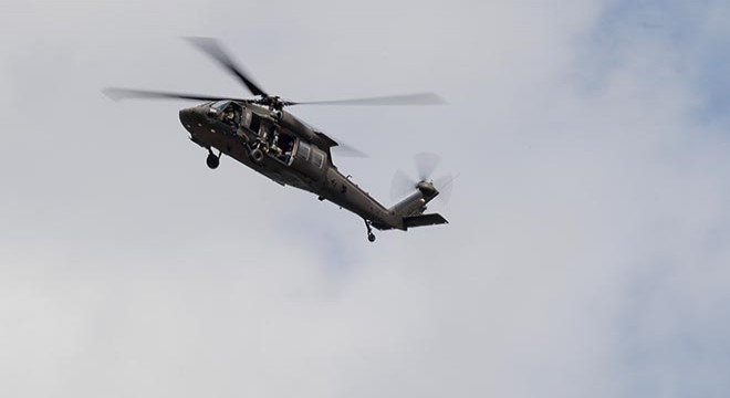 Askeri helikopter düştü: 2 ölü