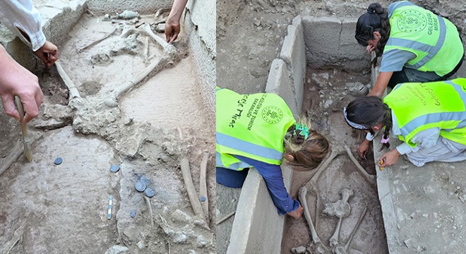 Aspendos'ta 2 bin 400 yıllık güreşçi mezarı keşfedildi