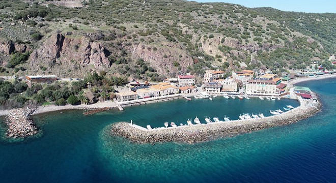 Assos Antik Limanı'nda turistik tesisler kapatıldı