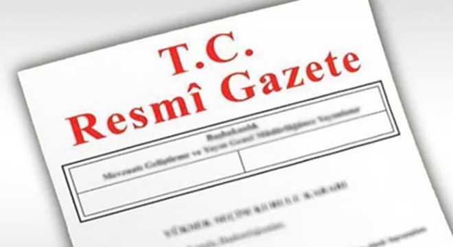 Atama kararları Resmi Gazete de yayımlandı