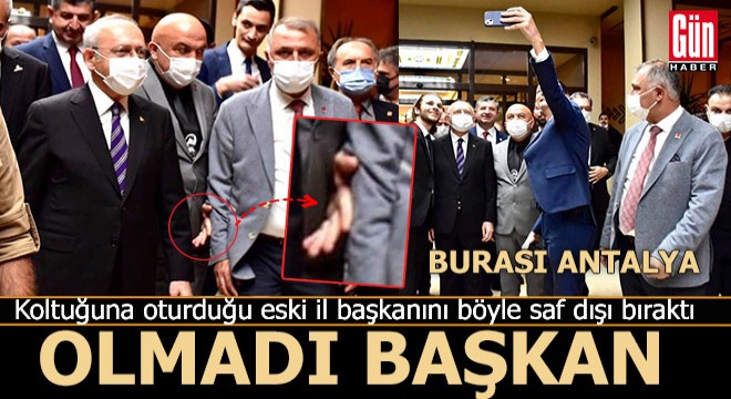 Atanmış başkan, seçilmiş başkanı böyle saf dışı etti