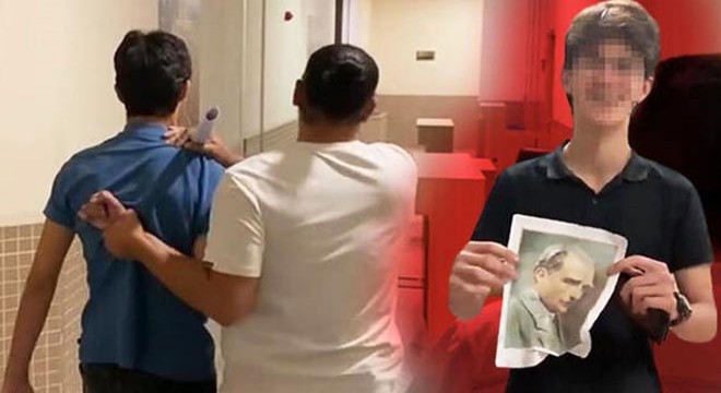 Atatürk'e hakaret eden liseliye 1 yıl 8 ay hapis cezası ve tahliye