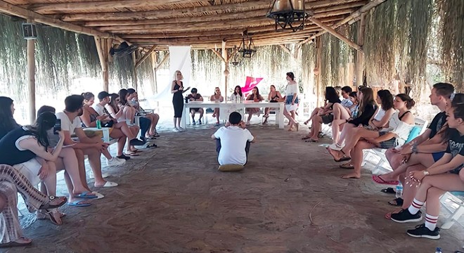 Avrupalı gençler Kaş'ta buluştu