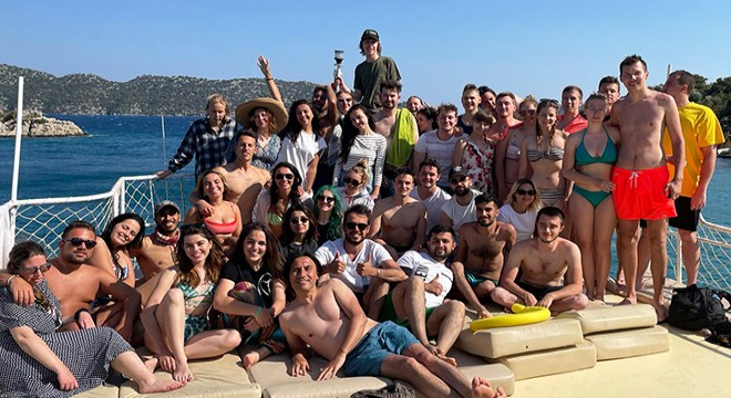 Avrupalı gençler Kaş'ta buluştu