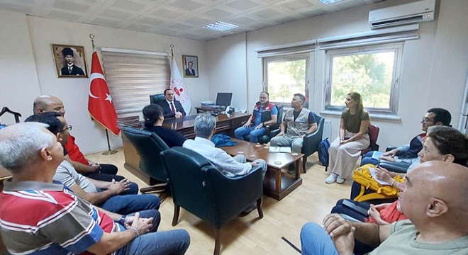 BM uzmanlarından kaymakama ziyaret