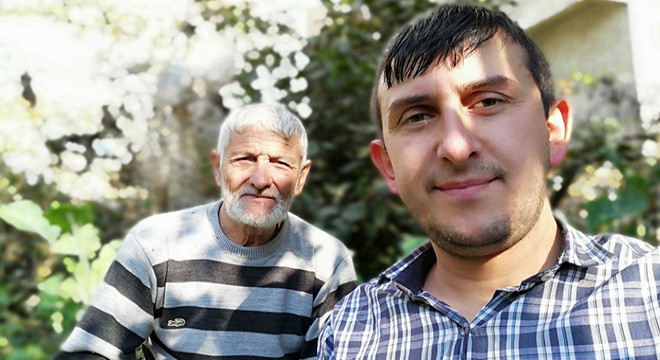 Baba- oğul heyelandan son anda kurtuldu