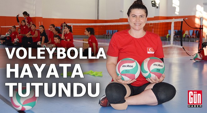 Bacağını kaybettikten sonra voleybolla hayata tutundu