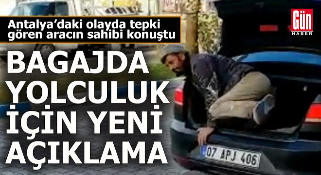 Bagajdaki yolculuk için 'gırgır şamata' açıklaması