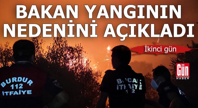 Bakan orman yangının nedenini açıkladı