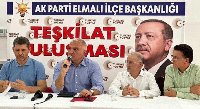 Bakan Ersoy, Antalya Elmalı da muhtarlarla görüştü