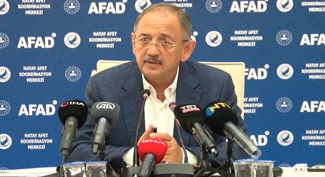 Bakan Özhaseki: Hatay ı canlandırmak bizim görevimiz