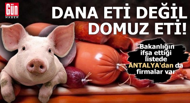 Bakanlığın taklit ve tağşiş listesinde Antalya'dan da firmalar var
