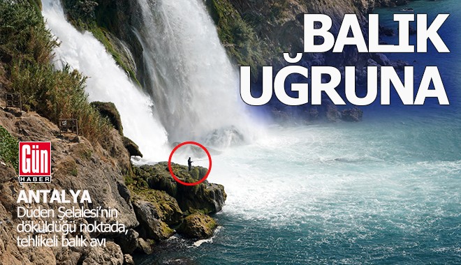 Balık uğruna hayatını hiçe saydı