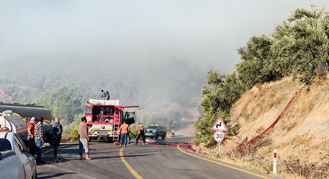 Balıkesir Gömeç'teki yangın 2'nci gününde