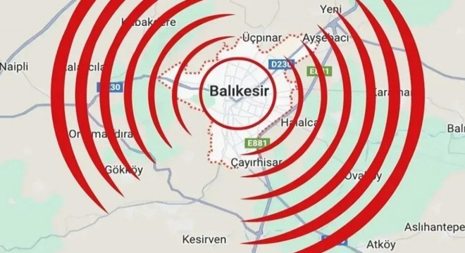 Balıkesir Sındırgı da 4.1 büyüklüğünde deprem