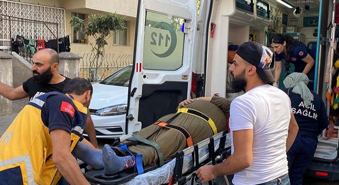 Balkondan düşen 8 aylık hamile kadın yaralandı