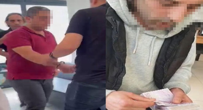 Bankada dolandırıcıya gözaltı