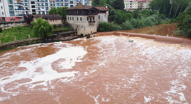 Bartın Irmağı köpürdü, inceleme başlatıldı