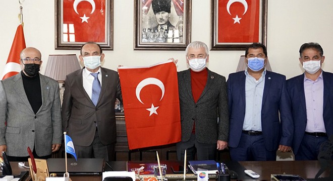 Başkan Geyikçi'ye geçmiş olsun ziyareti