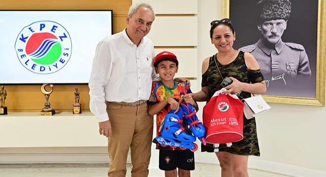Başkan Kocagöz’den küçük Emirhan’a büyük mutluluk