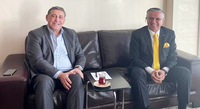 Başkan Topaloğlu, Karaer ile bir araya geldi
