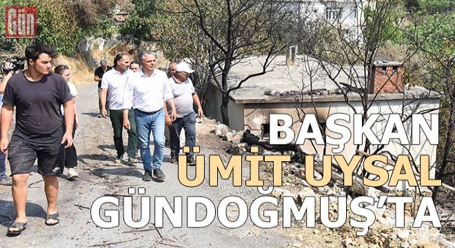 Başkan Uysal, Gündoğmuş'ta