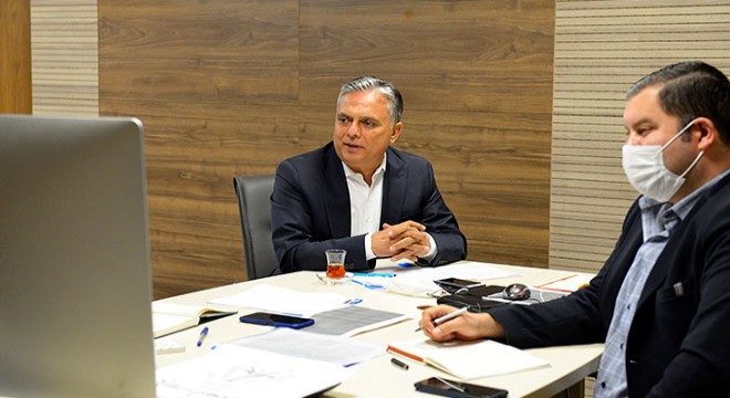 Başkan Uysal, çalıştaya online bağlandı