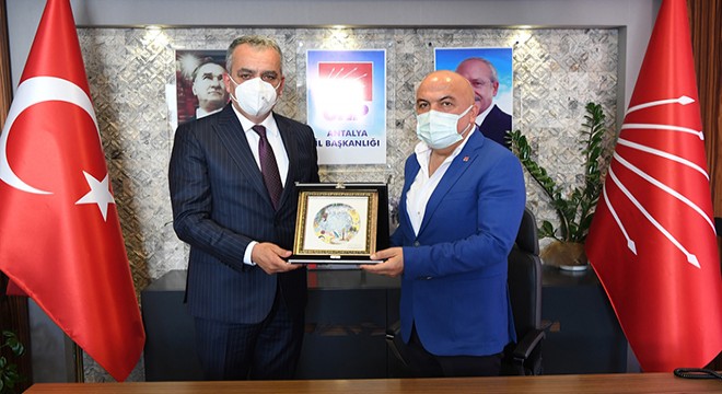 Başkan Esen den CHP İl Başkan ı Cengiz e ziyaret