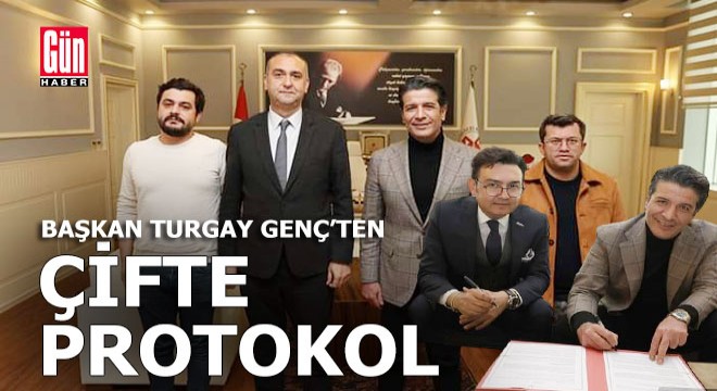 Başkan Genç ten çifte protokol