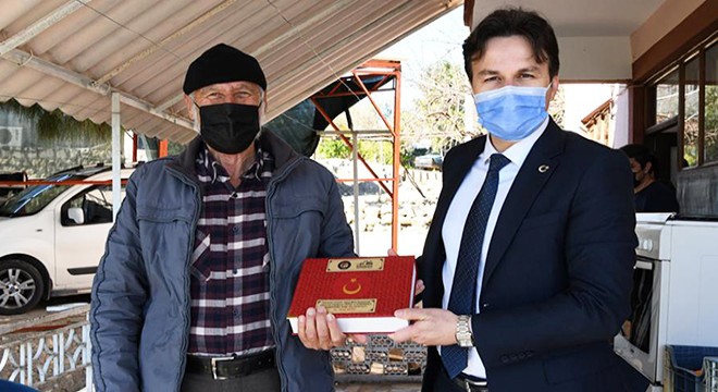 Başkandan şehit yakınları ve gazilere ziyaret
