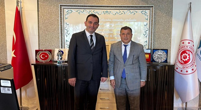 Başsavcı Kahveci'den, SGK İl Müdürü Tanrıöver'e ziyaret