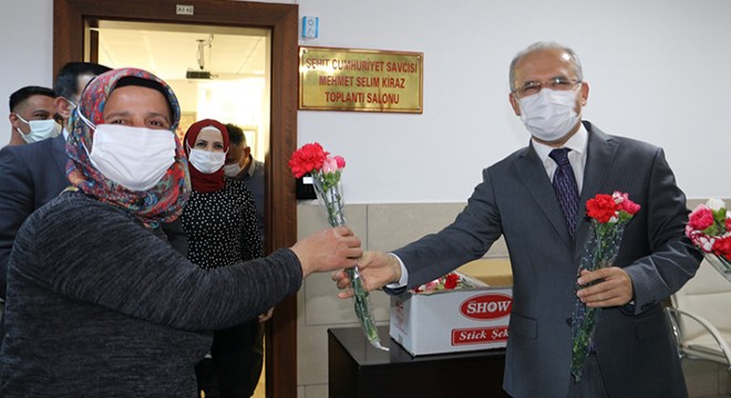 Başsavcıdan şehit yakını ve gazi personele jest