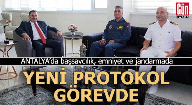 Başsavcılık, emniyet ve jandarmada yeni protokol görevde