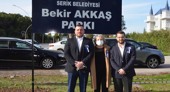 Bekir Akkaş'ın adı parkta yaşayacak