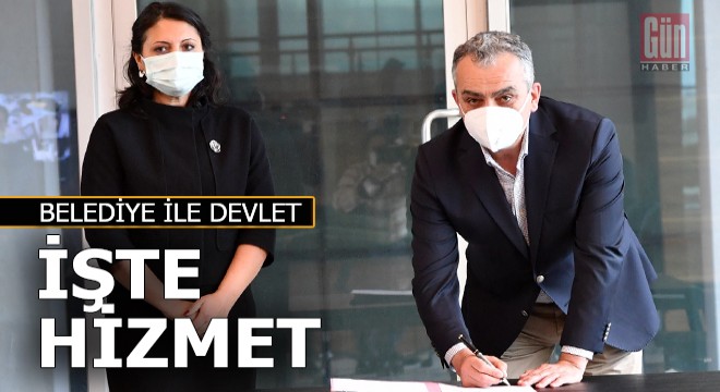 Belediye ile devlet, işte hizmet...