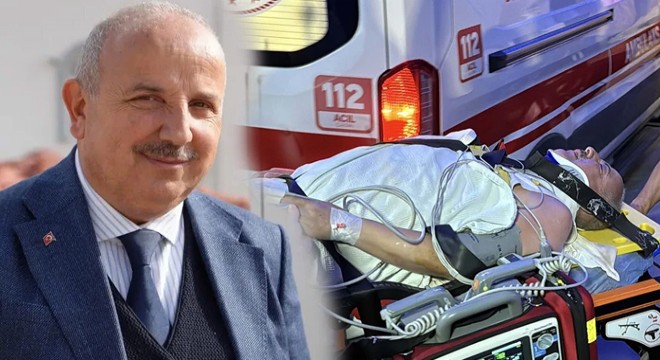 Belediye başkanının aracı takla attı: 3 yaralı