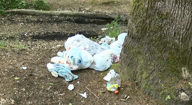 Belgrad Ormanı'nı çöplüğe çevirdiler