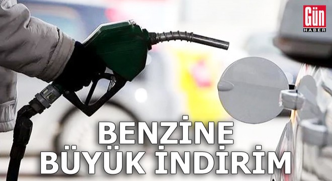 Benzine büyük indirim!