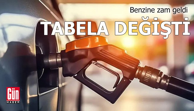 Benzine zam geldi, tabela değişti